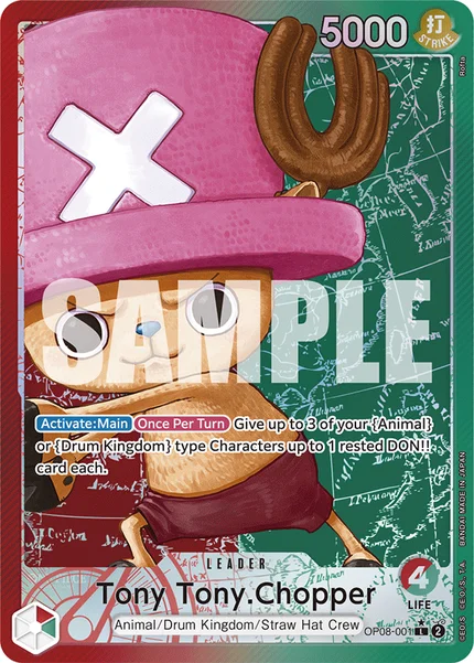 Tony Tony.Chopper OP08-001_p1 One Piece Card Game OP-08