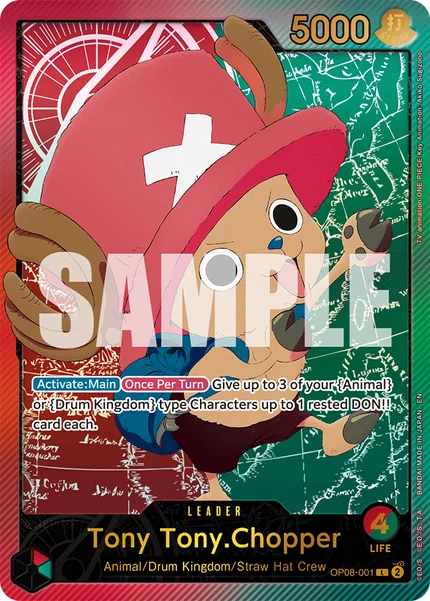 Tony Tony.Chopper OP08-001_p2 One Piece Card Game EB-02
