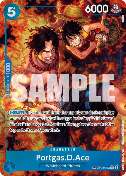 Portgas.D.Ace OP08-052_p2 One Piece Card Game OP-10