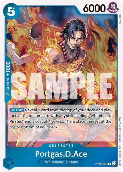 Portgas.D.Ace OP08-052 One Piece Card Game OP-08