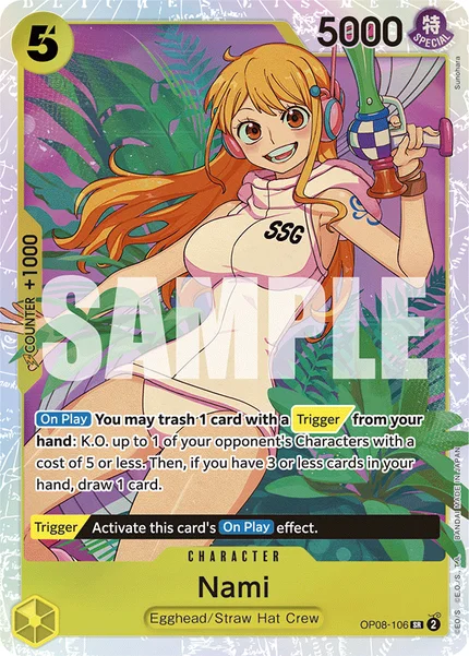 Nami OP08-106 One Piece Card Game OP-08