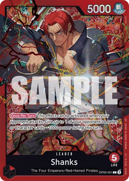 Shanks OP09-001_p2 One Piece Card Game ST-23