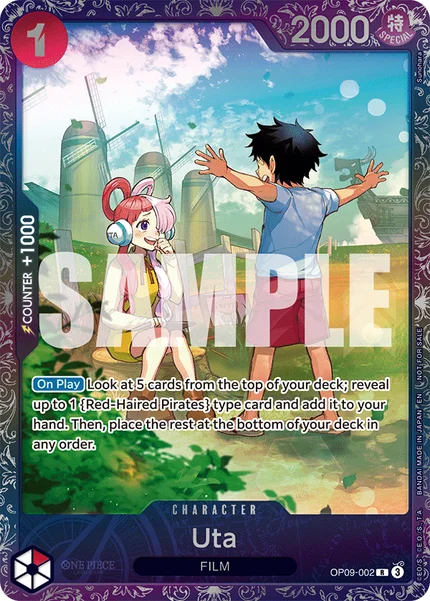 Uta OP09-002_p2 One Piece Card Game Promo