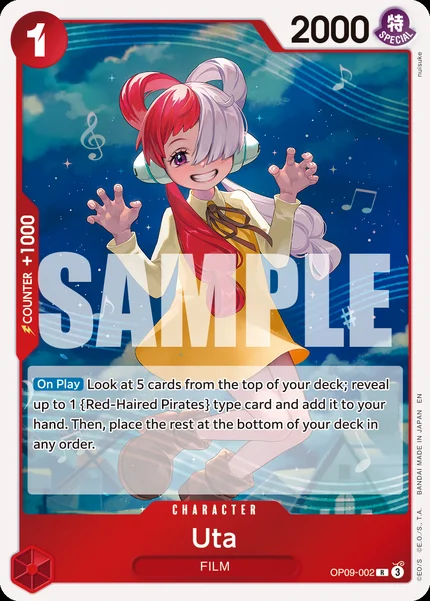 Uta OP09-002_r1 One Piece Card Game PRB-02