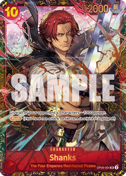 Shanks OP09-004_p4 One Piece Card Game Promo