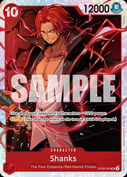 Shanks OP09-004_r1 One Piece Card Game PRB-02