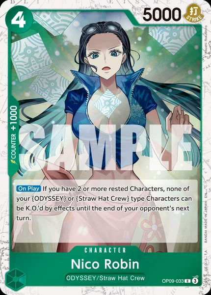 Nico Robin OP09-033_p1 One Piece Card Game PRB-02