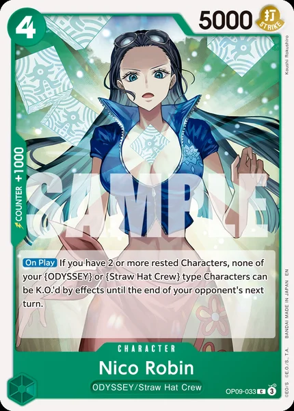 Nico Robin OP09-033_r1 One Piece Card Game PRB-02