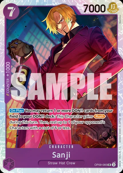 Sanji OP09-065_r1 One Piece Card Game PRB-02