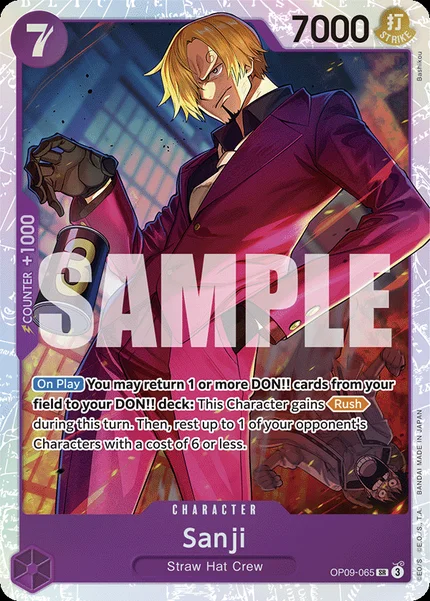 Sanji OP09-065 One Piece Card Game OP-09