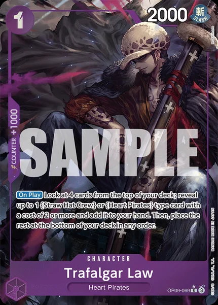 Trafalgar Law OP09-069_p1 One Piece Card Game OP-09