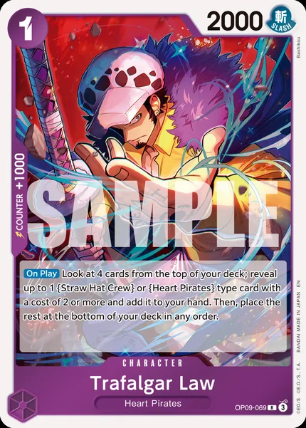 Trafalgar Law OP09-069_r1 One Piece Card Game PRB-02