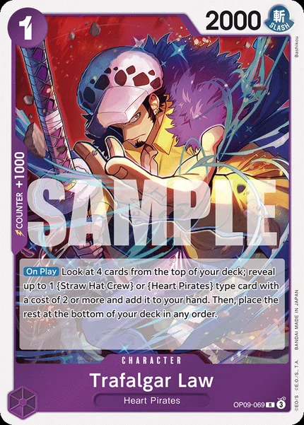 Trafalgar Law OP09-069 One Piece Card Game OP-09