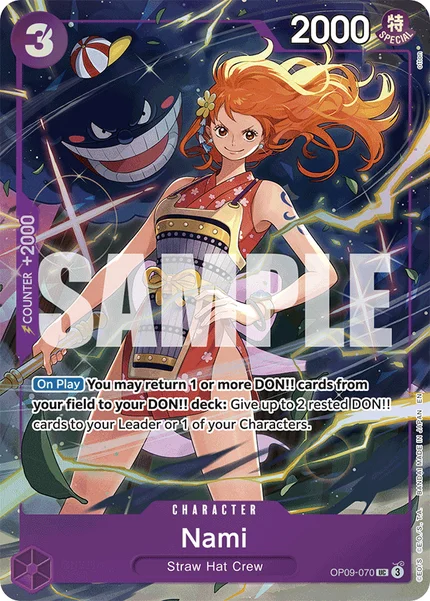 Nami OP09-070_p1 One Piece Card Game Promo