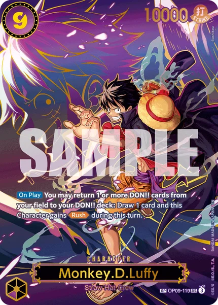 Monkey.D.Luffy OP09-119_p3 One Piece Card Game OP-13