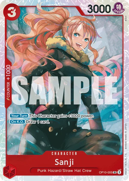 Sanji OP10-005 One Piece Card Game OP-10