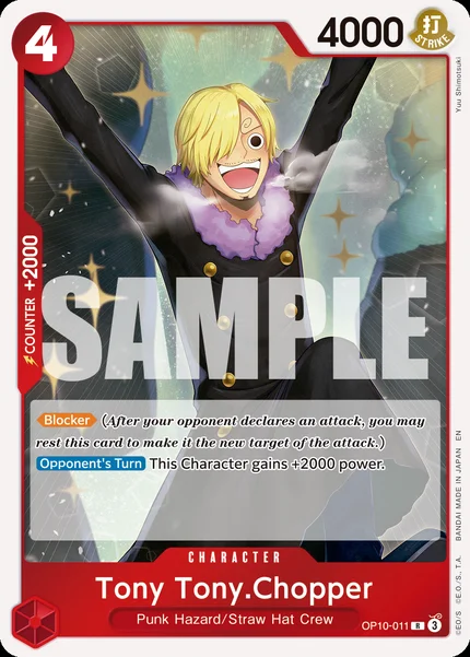 Tony Tony.Chopper OP10-011_r1 One Piece Card Game PRB-02
