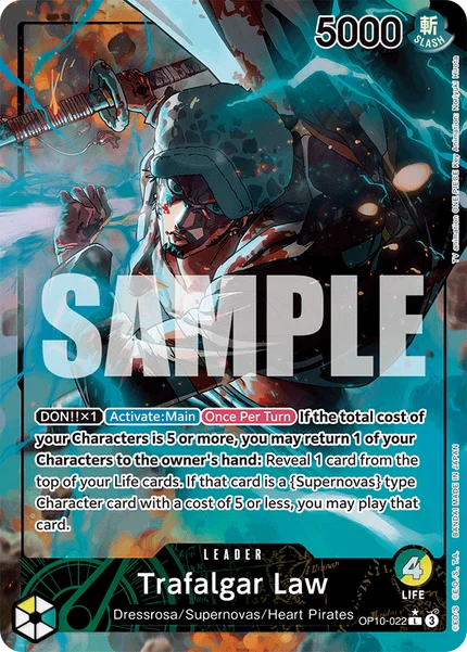 Trafalgar Law OP10-022_p1 One Piece Card Game OP-10
