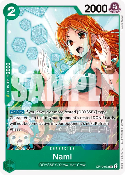 Nami OP10-033 One Piece Card Game OP-10