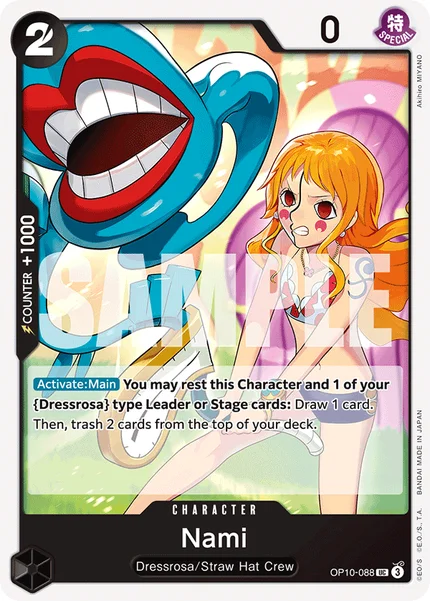 Nami OP10-088 One Piece Card Game OP-10