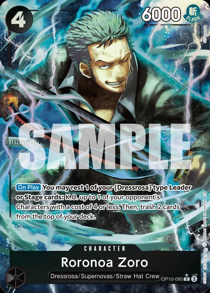 Roronoa Zoro OP10-095_p1 One Piece Card Game PRB-02