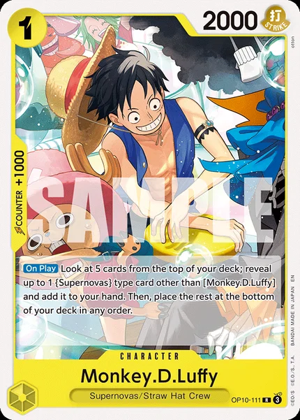 Monkey.D.Luffy OP10-111_r1 One Piece Card Game ST-36