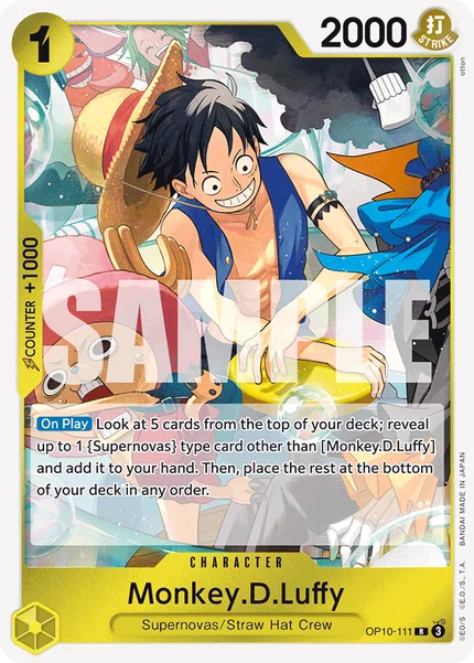 Monkey.D.Luffy OP10-111 One Piece Card Game OP-10