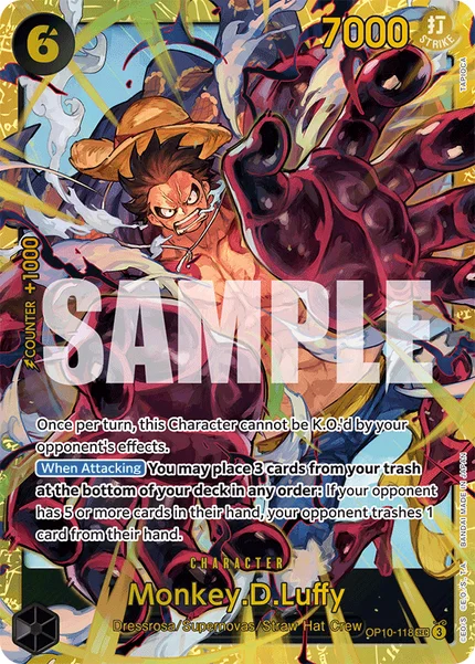 Monkey.D.Luffy OP10-118 One Piece Card Game OP-10