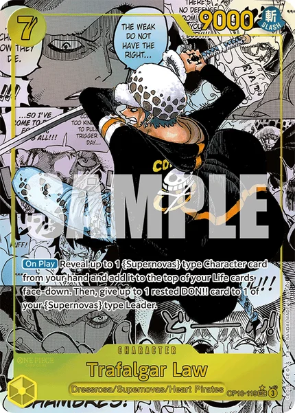 Trafalgar Law OP10-119_p2 One Piece Card Game OP-10