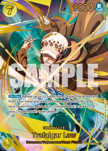 Trafalgar Law OP10-119_p3 One Piece Card Game PRB-02
