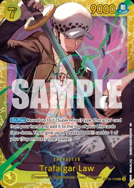 Trafalgar Law OP10-119_r1 One Piece Card Game PRB-02