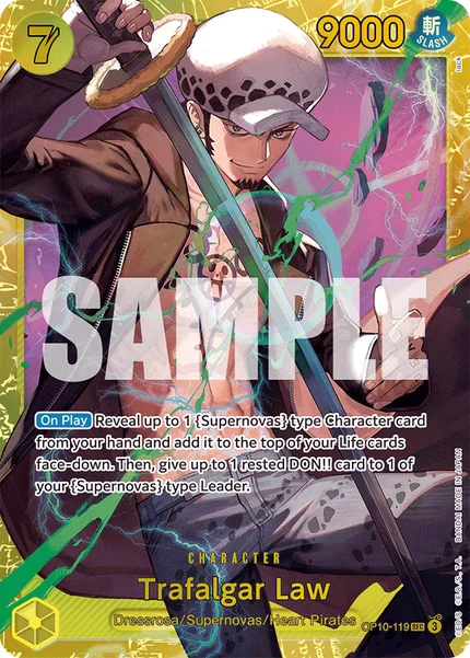 Trafalgar Law OP10-119 One Piece Card Game OP-10