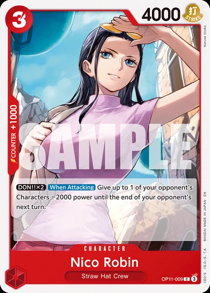 Nico Robin OP11-009_r1 One Piece Card Game ST-31