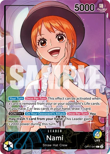 Nami OP11-041_p3 One Piece Card Game Promo