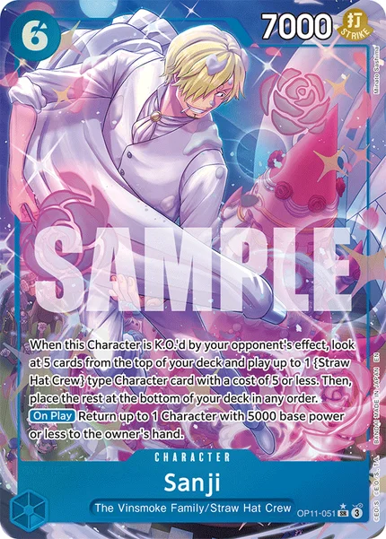 Sanji OP11-051_p1 One Piece Card Game OP-11