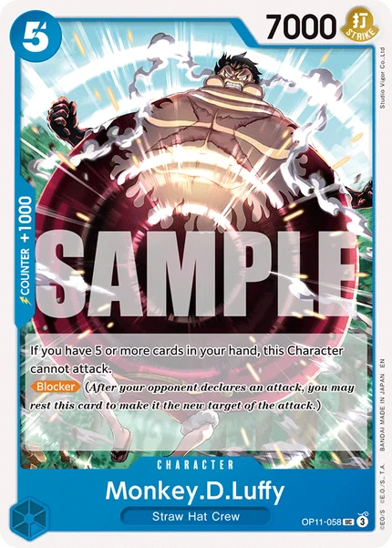 Monkey.D.Luffy OP11-058 One Piece Card Game OP-11