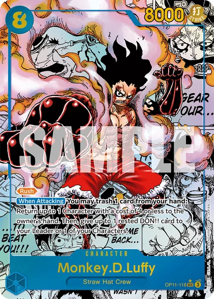 Monkey.D.Luffy OP11-118_p2 One Piece Card Game OP-11