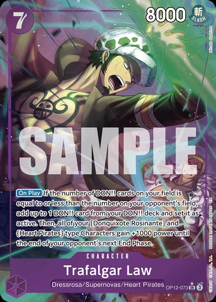 Trafalgar Law OP12-073_p1 One Piece Card Game OP-12