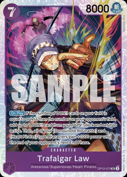 Trafalgar Law OP12-073 One Piece Card Game OP-12