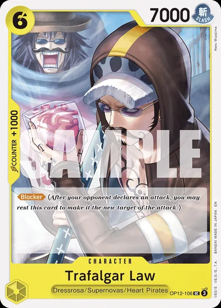 Trafalgar Law OP12-106 One Piece Card Game OP-12
