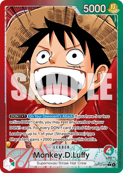 Monkey.D.Luffy OP13-001_p1 One Piece Card Game OP-13