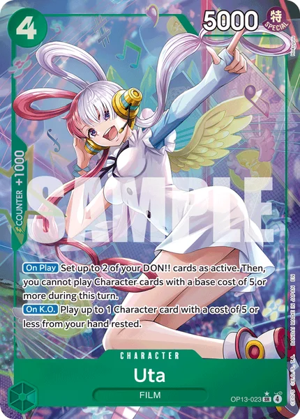Uta OP13-023_p1 One Piece Card Game OP-13
