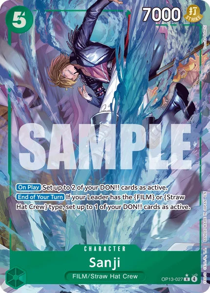 Sanji OP13-027_p1 One Piece Card Game OP-13