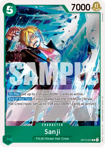 Sanji OP13-027 One Piece Card Game OP-13