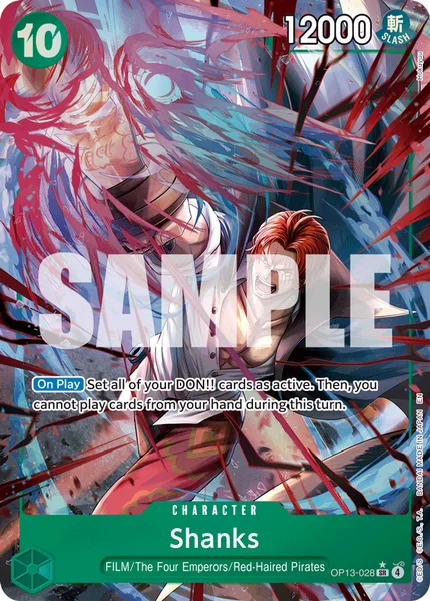 Shanks OP13-028_p1 One Piece Card Game OP-13