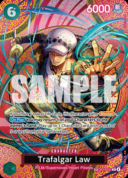 Trafalgar Law OP13-031_p1 One Piece Card Game OP15-EB04