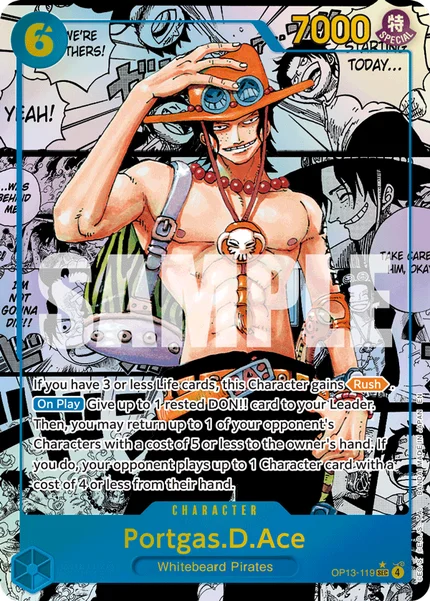 Portgas.D.Ace OP13-119_p2 One Piece Card Game OP-13