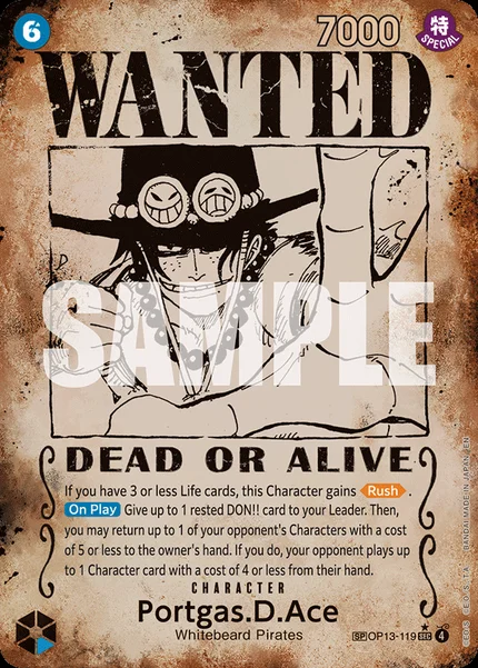 Portgas.D.Ace OP13-119_p4 One Piece Card Game OP-13