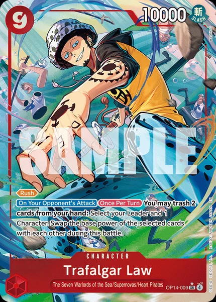 Trafalgar Law OP14-009_p1 One Piece Card Game OP14-EB04