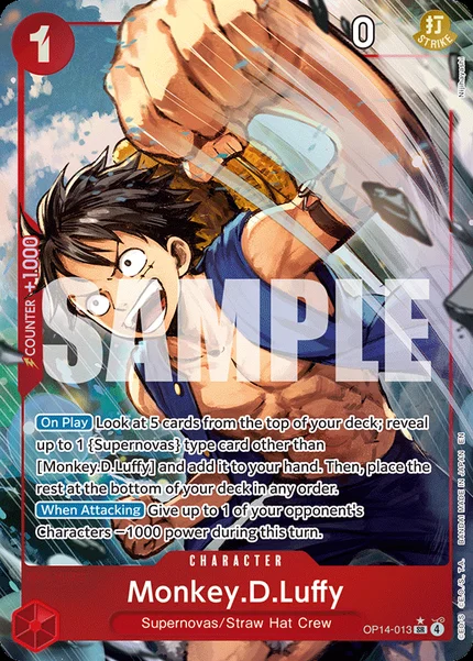 Monkey.D.Luffy OP14-013_p1 One Piece Card Game OP14-EB04